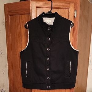 Studio Works Black Sleeveless Vest